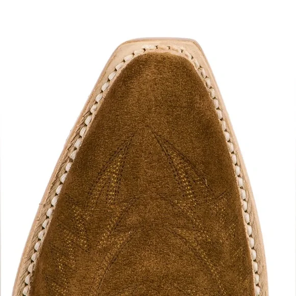 Lucchese PRISCILLA SUEDE cowboy boots size 6.5 Expresso suede NEW - Picture 3 of 3